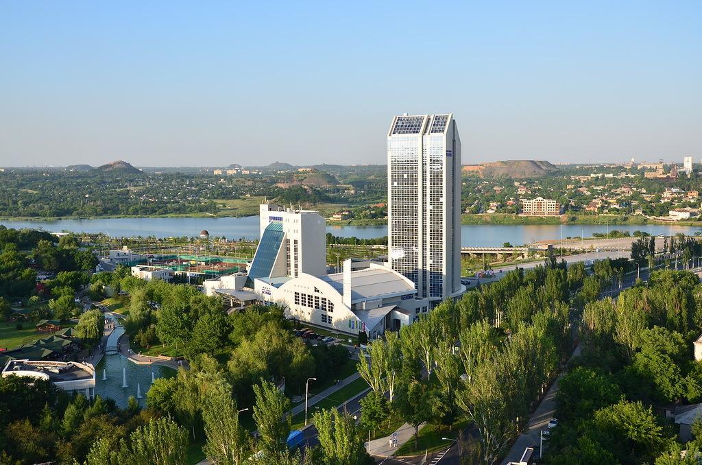 Victoria Hotel Center Donetsk Eksteriør billede